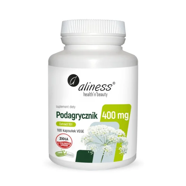Aliness Podagrycznik 400 mg, 100 kapsułek