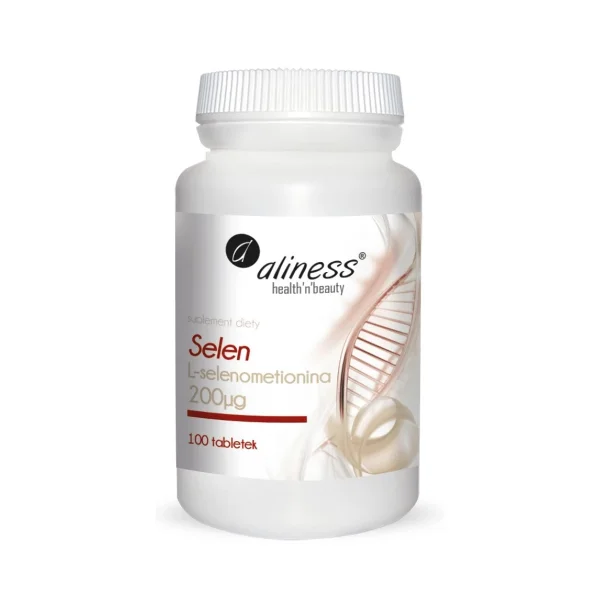 Aliness Selen L-selenometionina 200 g, 100 tabletek
