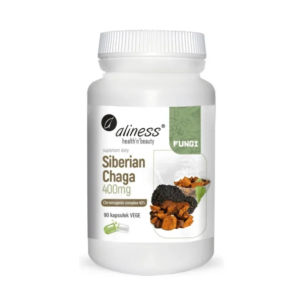 Aliness Siberian Chaga 400 mg, 90 kapsułek