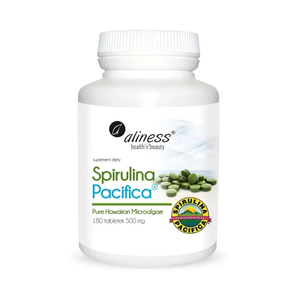Aliness Spirulina Pacyfica 500 mg, 180 tabletek