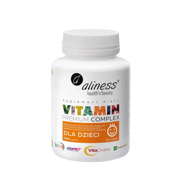 Aliness Vitamin Complex  dla dzieci, 120 tabletek do ssania