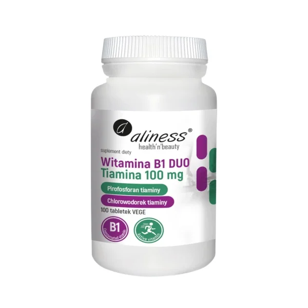 Aliness Witamina B1 DUO 100 mg, 100 tabletek