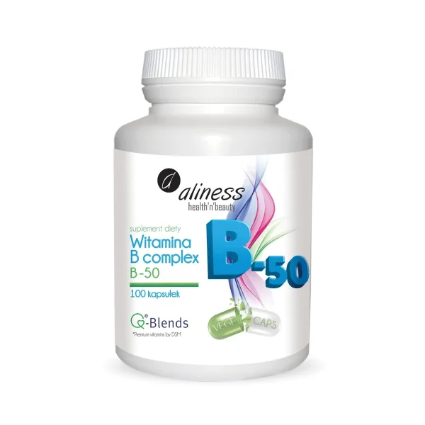 Aliness Witamina B Complex B50, 100 kapsułek
