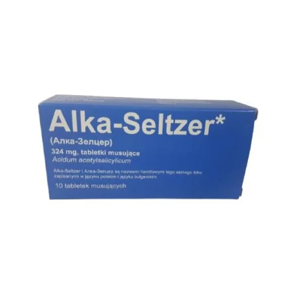 Alka-Seltzer, 10 tabletek musujących (import równoległy Delfarma)