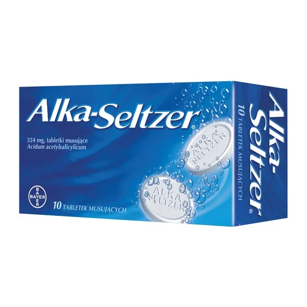 Alka-Seltzer 324 mg, 10 tabletek musujących