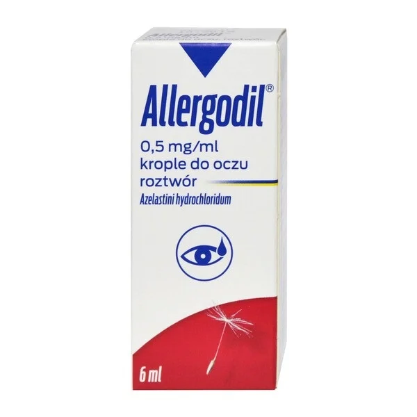 Allergodil 0,5 mg/ml, krople do oczu, roztwór 6 ml