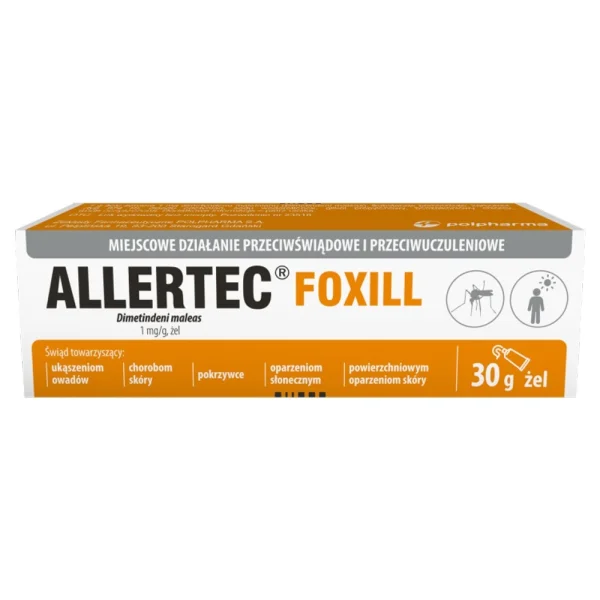 Allertec Foxill, 1 mg/ g, żel, 30 g