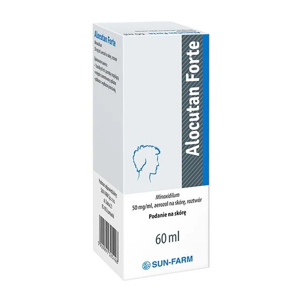 Alocutan Forte 50 mg/ml, aerozol na skórę, 60 ml