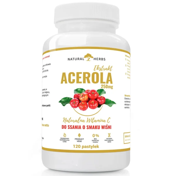 Altopharma Acerola 250 mg, 120 pastylek do ssania