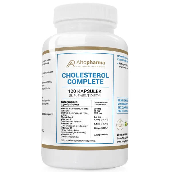 AltoPharma Cholesterol Complete, 120 kapsułek