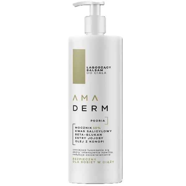 Amaderm Psoria, łagodzący balsam do ciała, 400 ml