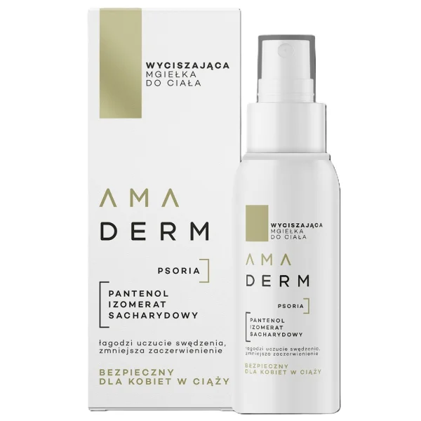 Amaderm Psoria, wyciszająca mgiełka do ciała, 50 ml