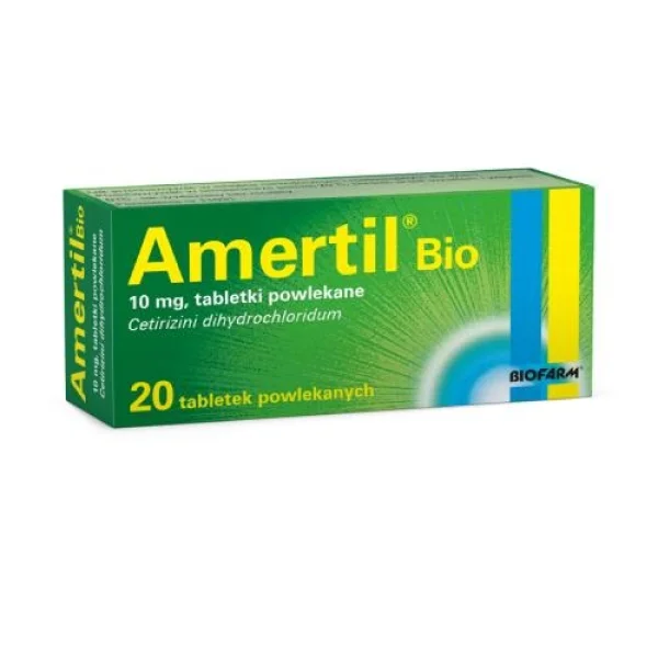 Amertil Bio, 10 mg, 20 tabletek powlekanych
