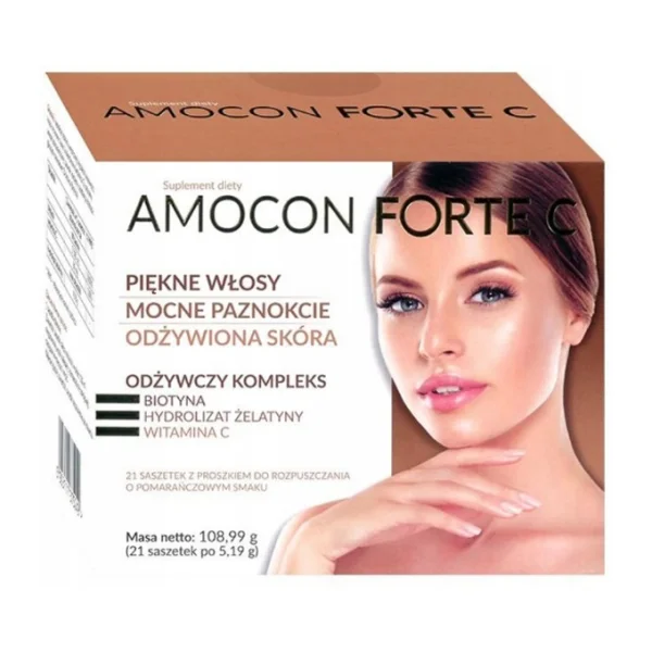 Amocon Forte C, smak pomarańczowy, 5,19 g x 21 saszetek