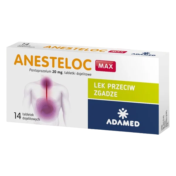 Anesteloc Max 20 mg, 14 tabletek dojelitowych
