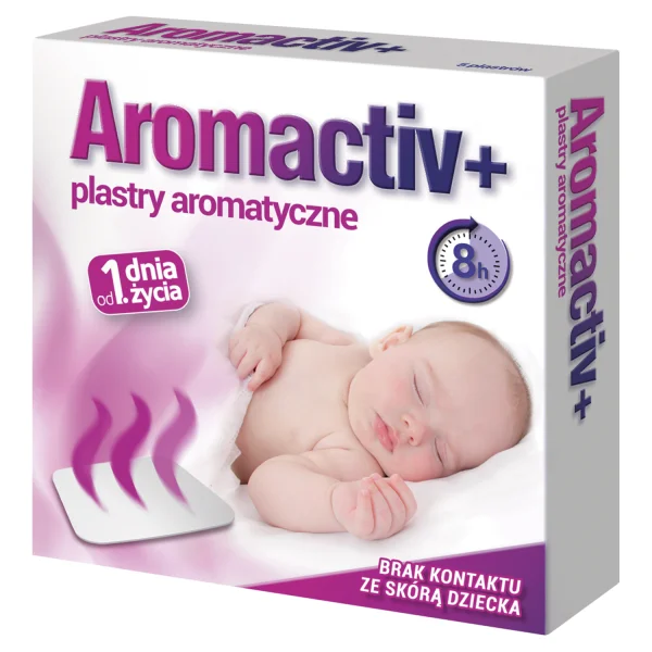 Aromactiv+, plastry aromatyczne od 1 dnia życia, 5 sztuk