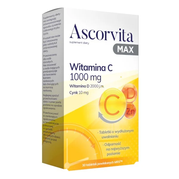 ascorvita-max-30-tabletek-powlekanych