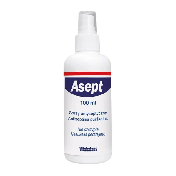 Asept Spray, płyn do dezynfekcji skóry, 100 ml