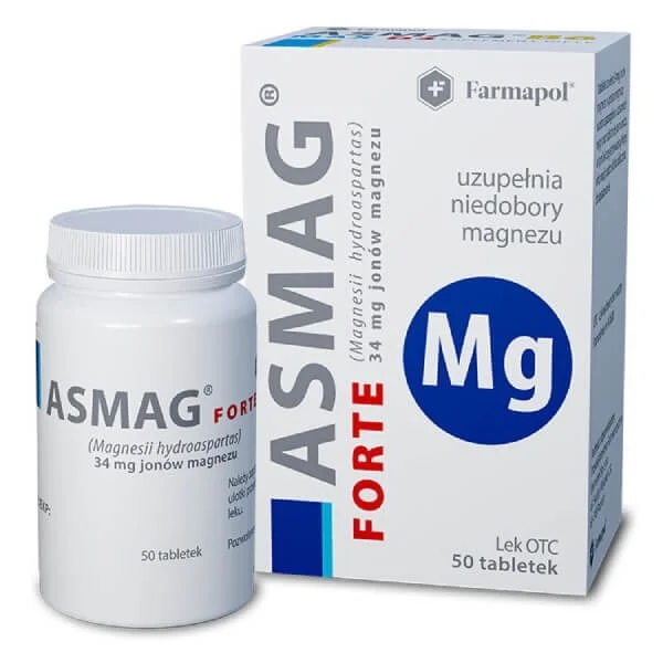 Asmag Forte 34 mg, 50 tabletek