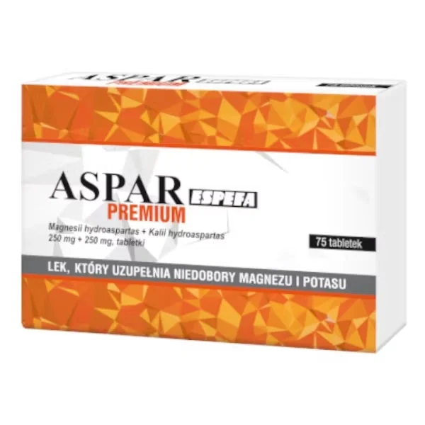 Aspar Espefa Premium 500 mg, 75 tabletek