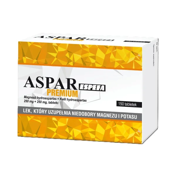 Aspar Espefa Premium 250 mg + 250 mg, 150 tabletek