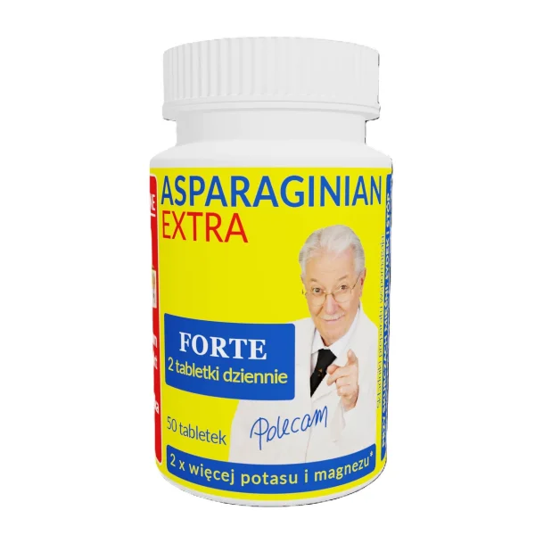 Asparaginian Extra Forte, 50 tabletek