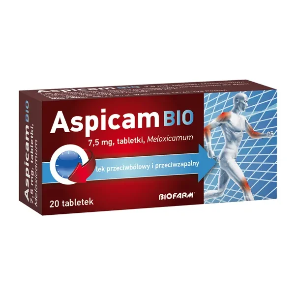 Aspicam Bio 7,5 mg, 20 tabletek