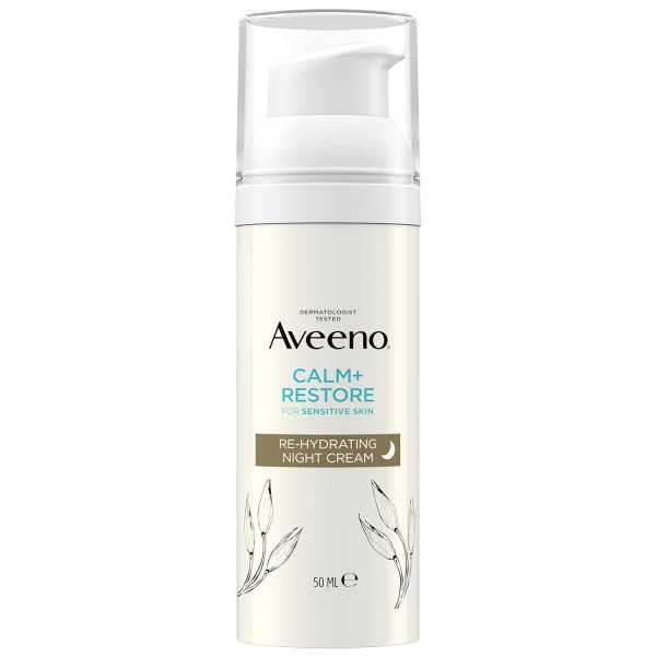 Aveeno Calm+ Restore, krem przywracający nawilżenie na noc, 50 ml