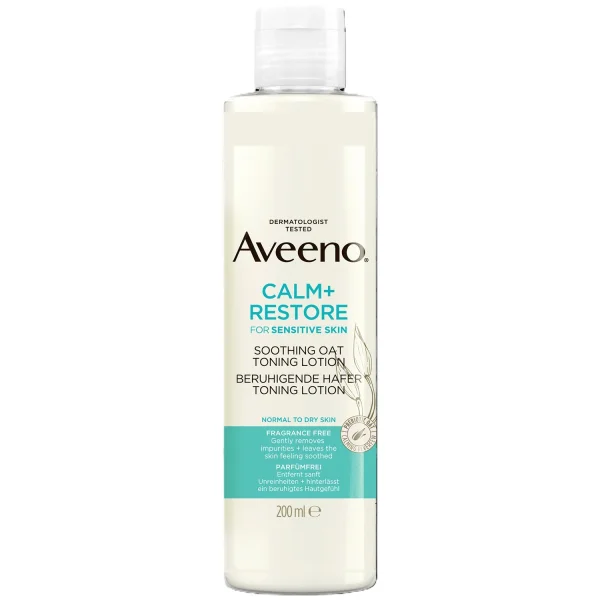 Aveeno Calm+ Restore, kojący toner owsiany, 200 ml