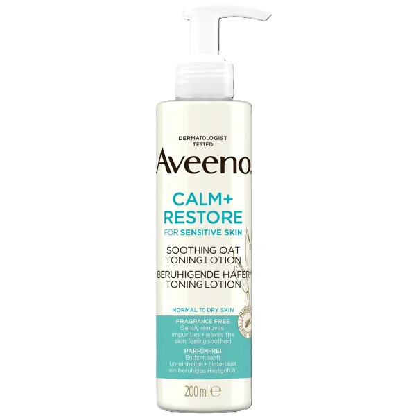 Aveeno Calm+ Restore, odżywczy żel owsiany do mycia ciała, 200 ml