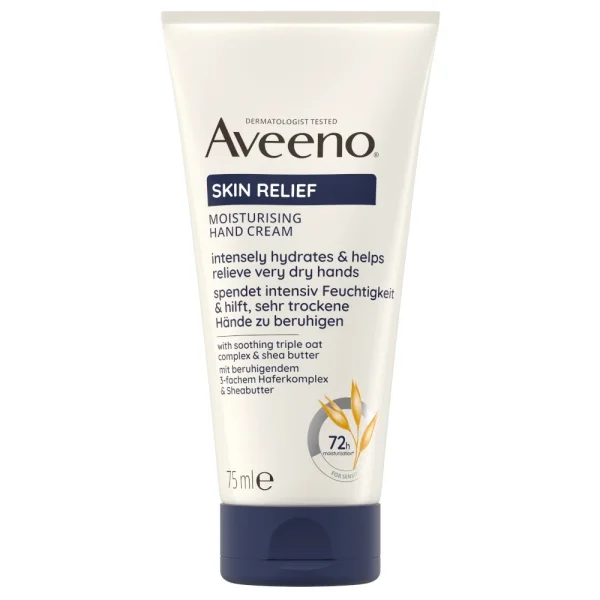 Aveeno Skin Relief, krem nawilżający do rąk, 75 ml