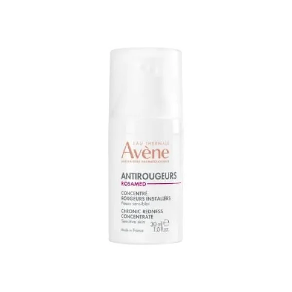 Avene Antirougeurs Rosamed, Koncentrat na utrwalone zaczerwienienia skóry wrażliwej, 30 ml