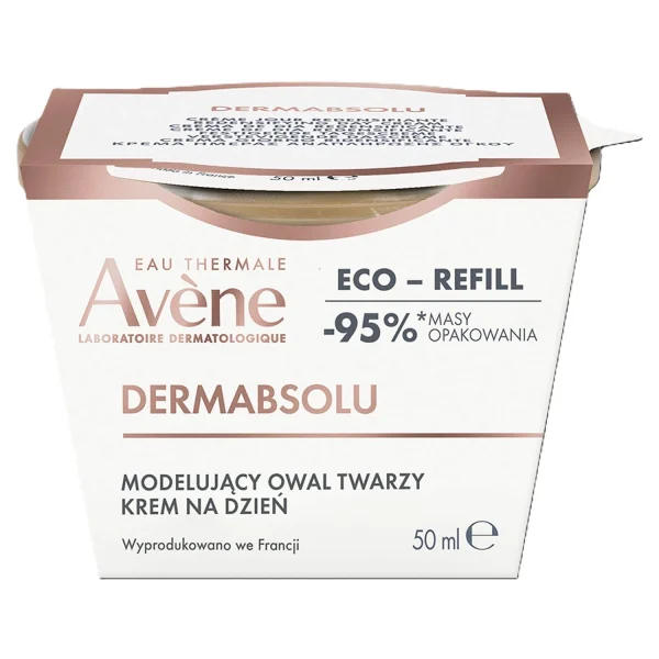 Avene Dermabsolu, krem modelujący owal twarzy na dzień, zapas, 50 ml