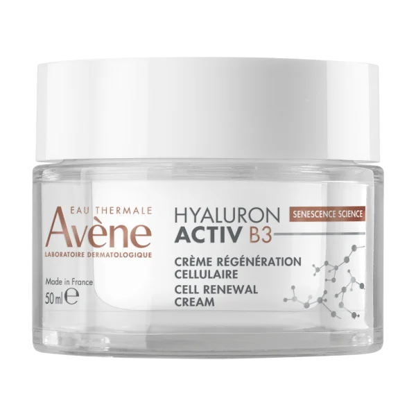 Avene Hyaluron Activ B3, krem przeciwzmarszczkowy, odbudowujący komórki, 50 ml