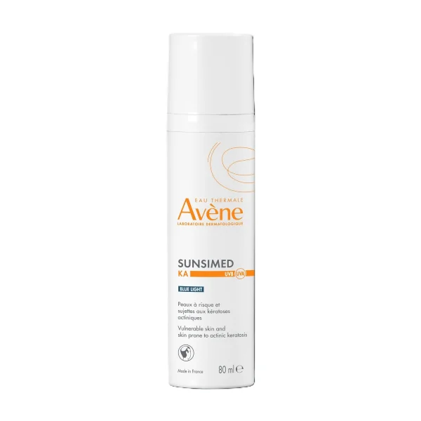 Avene SunsiMed KA, bardzo wysoka ochrona dla skóry wrażliwej i skłonnej do rogowacenia słonecznego, SPF 50+, 80 ml