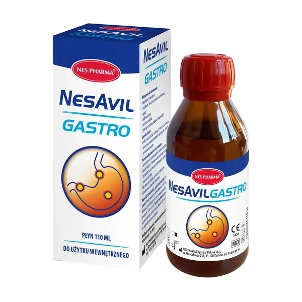 NesAvil Gastro (dawniej: Avilin Gastro), płyn, do użytku wewnętrznego, 110 ml