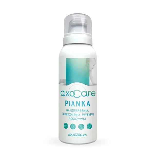 Axocare Pianka dla dzieci na odparzenia, podrażnienia, wysypki, pokrzywki, 85 ml
