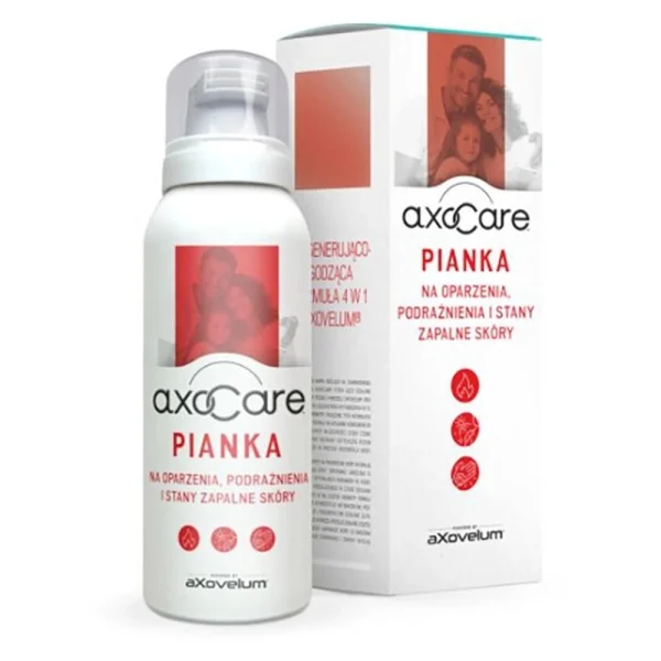 AxoCare, pianka na oparzenia, podrażnienia i stany zapalne skóry, 85 ml