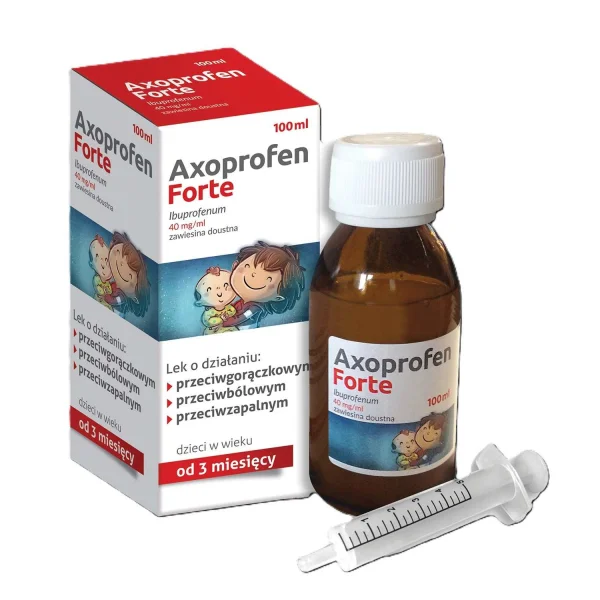 Axoprofen Forte 40 mg/ ml, zawiesina doustna od 3 miesiąca, 100 ml