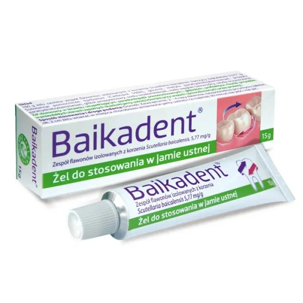 Baikadent 5,77 mg/g, żel do stosowania w jamie ustnej, 15 g