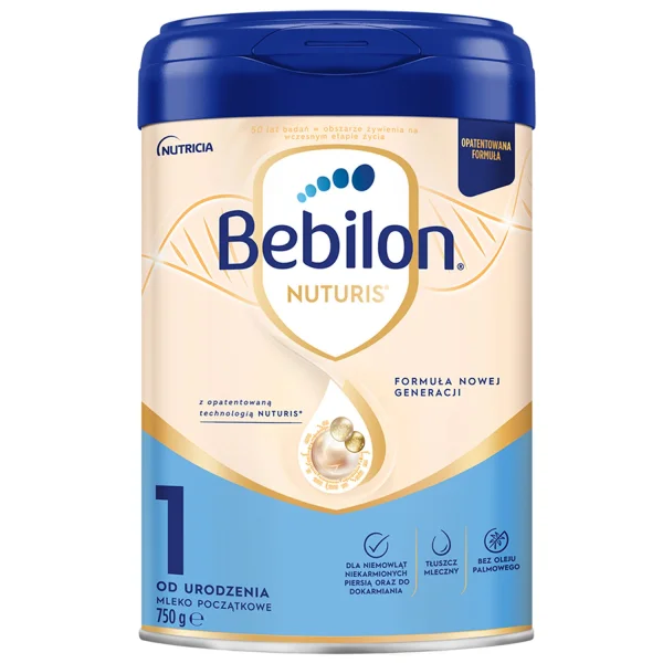 Bebilon Nuturis 1, mleko początkowe, od urodzenia, 750 g