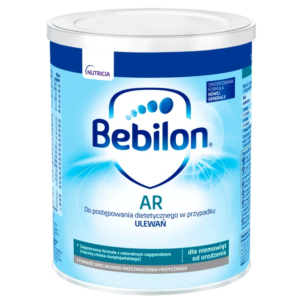 Bebilon AR, dla niemowląt z tendencją do ulewań, od urodzenia, 400 g