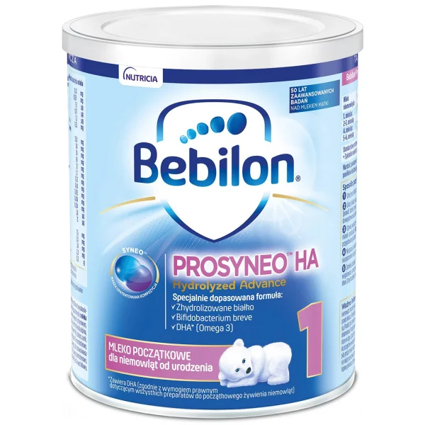 Bebilon Prosyneo HA Hydrolyzed Advance 1, mleko początkowe, od urodzenia, 400 g