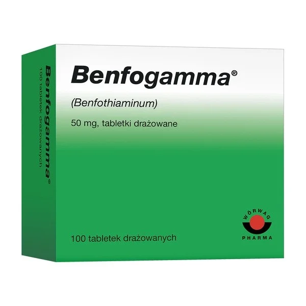 Benfogamma 50 mg, 100 tabletek drażowanych