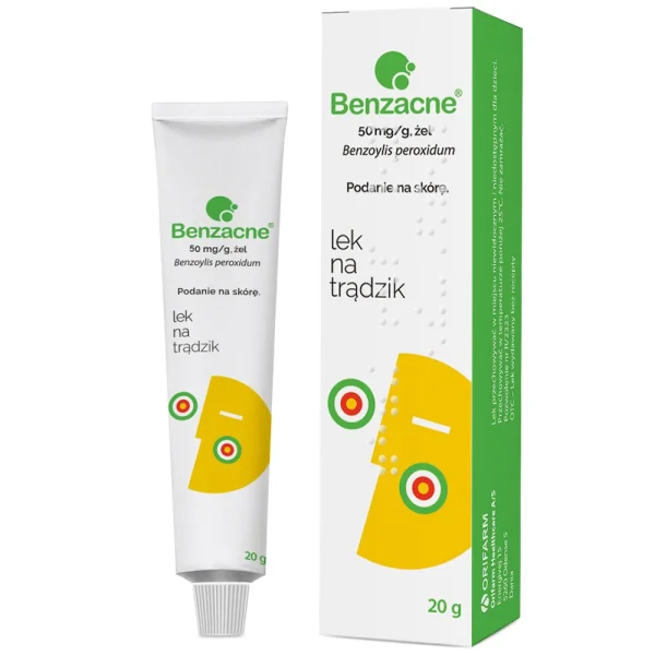 Benzacne 50 mg/g (5%), żel, 20 g
