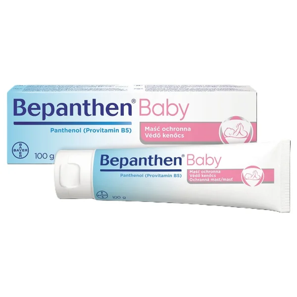 Bepanthen Baby, maść przeciw odparzeniom pieluszkowym dla niemowląt, 100 g