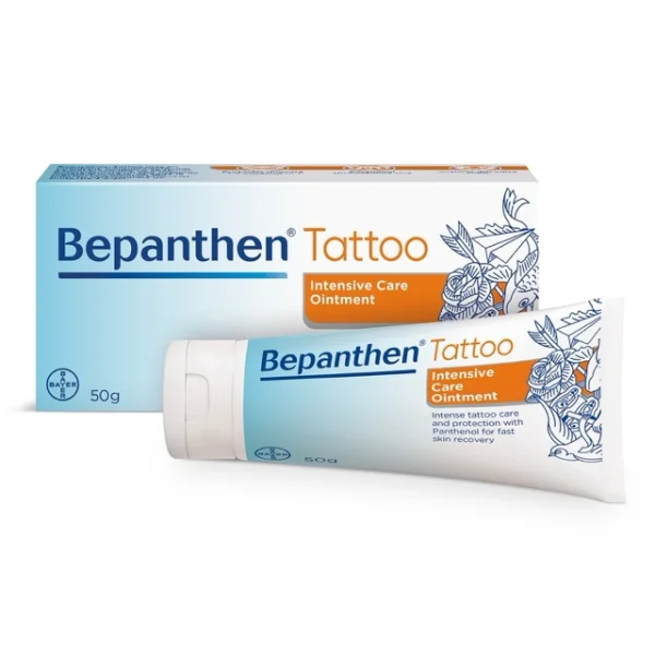 Bepanthen Tattoo, maść do pielęgnacji tatuażu, 50 g