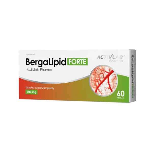 Activlab BergaLipid Forte, ekstrakt z owoców begamoty, 60 kapsułek