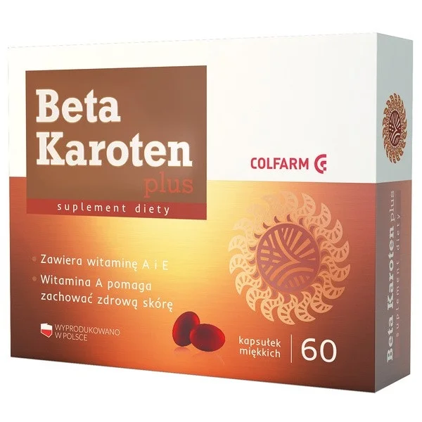 Beta Karoten Plus, 60 kapsułek miękkich