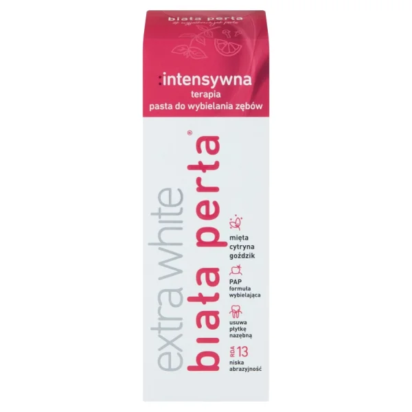 Biała Perła Extra White, wybielająca pasta do zębów, Intensywna Terapia, 75 ml